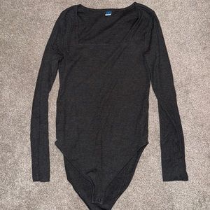Square neck body suit